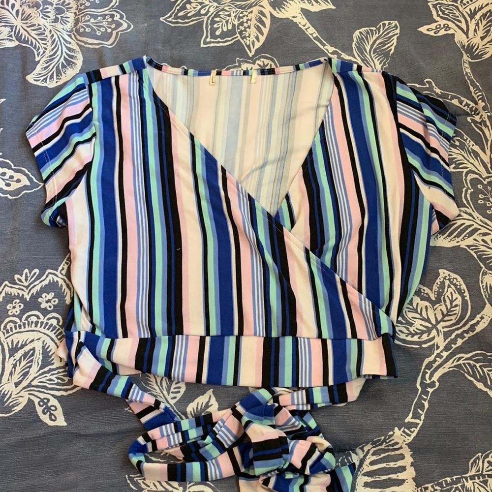 Multi color crop top